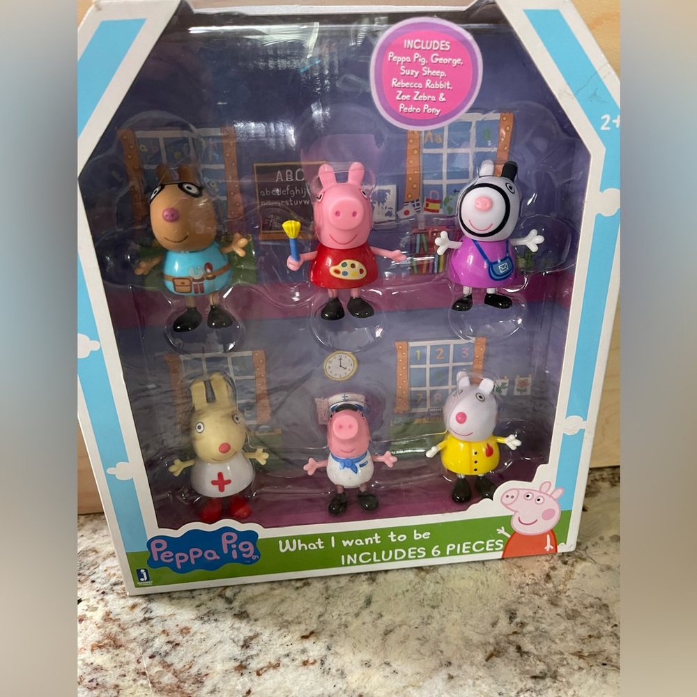 Peppa’s Pig What I want to be 6 pieces kids Toy New
